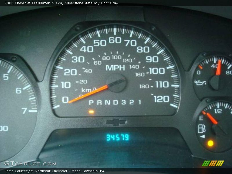 Silverstone Metallic / Light Gray 2006 Chevrolet TrailBlazer LS 4x4