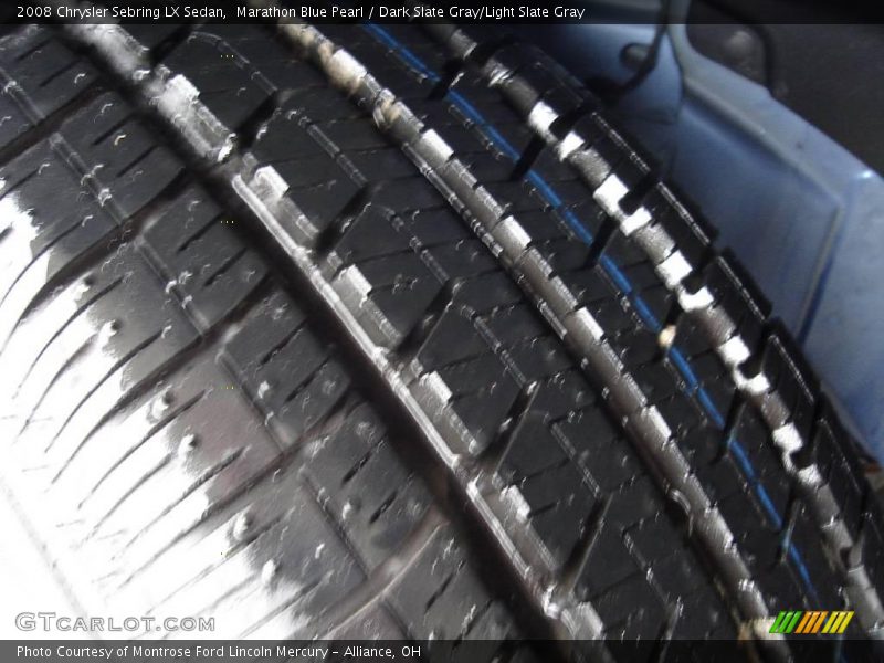 Marathon Blue Pearl / Dark Slate Gray/Light Slate Gray 2008 Chrysler Sebring LX Sedan