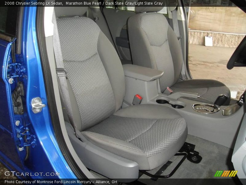 Marathon Blue Pearl / Dark Slate Gray/Light Slate Gray 2008 Chrysler Sebring LX Sedan
