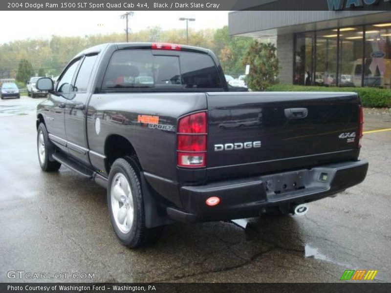 Black / Dark Slate Gray 2004 Dodge Ram 1500 SLT Sport Quad Cab 4x4