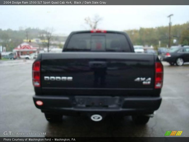 Black / Dark Slate Gray 2004 Dodge Ram 1500 SLT Sport Quad Cab 4x4
