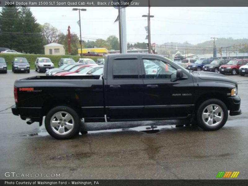 Black / Dark Slate Gray 2004 Dodge Ram 1500 SLT Sport Quad Cab 4x4