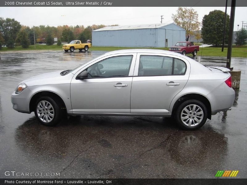 Ultra Silver Metallic / Gray 2008 Chevrolet Cobalt LS Sedan