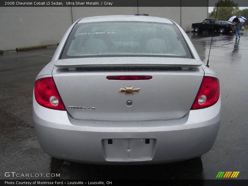 Ultra Silver Metallic / Gray 2008 Chevrolet Cobalt LS Sedan