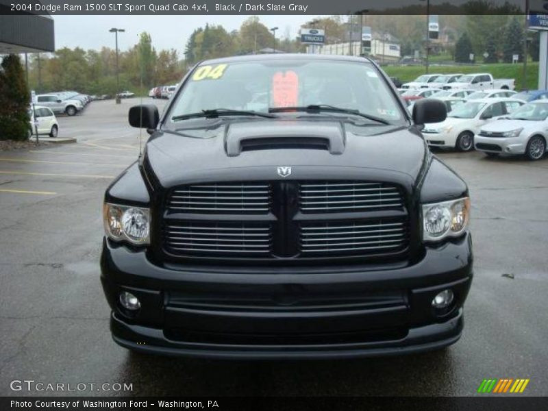 Black / Dark Slate Gray 2004 Dodge Ram 1500 SLT Sport Quad Cab 4x4