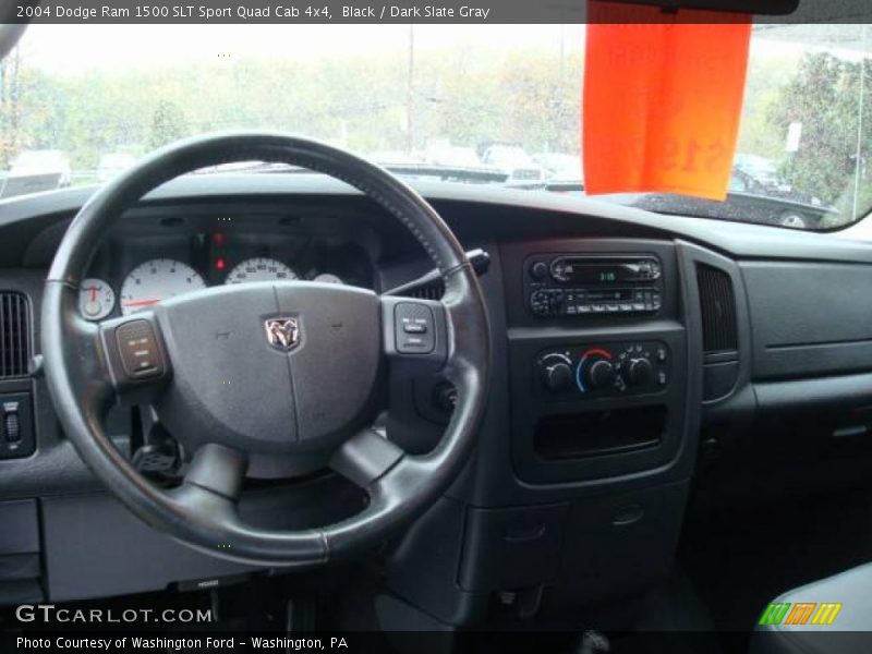 Black / Dark Slate Gray 2004 Dodge Ram 1500 SLT Sport Quad Cab 4x4