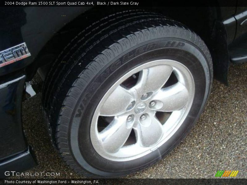 Black / Dark Slate Gray 2004 Dodge Ram 1500 SLT Sport Quad Cab 4x4