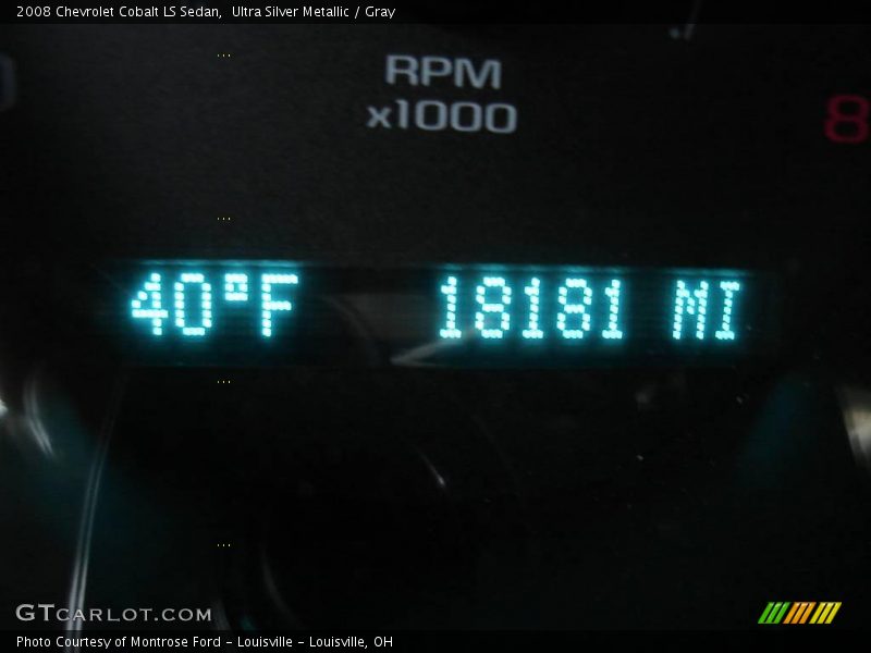 Ultra Silver Metallic / Gray 2008 Chevrolet Cobalt LS Sedan