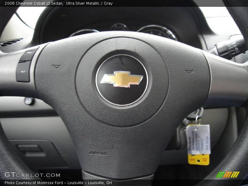 Ultra Silver Metallic / Gray 2008 Chevrolet Cobalt LS Sedan