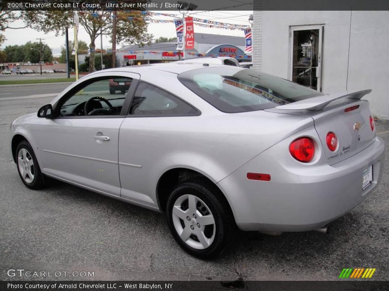 Ultra Silver Metallic / Ebony 2008 Chevrolet Cobalt LT Coupe