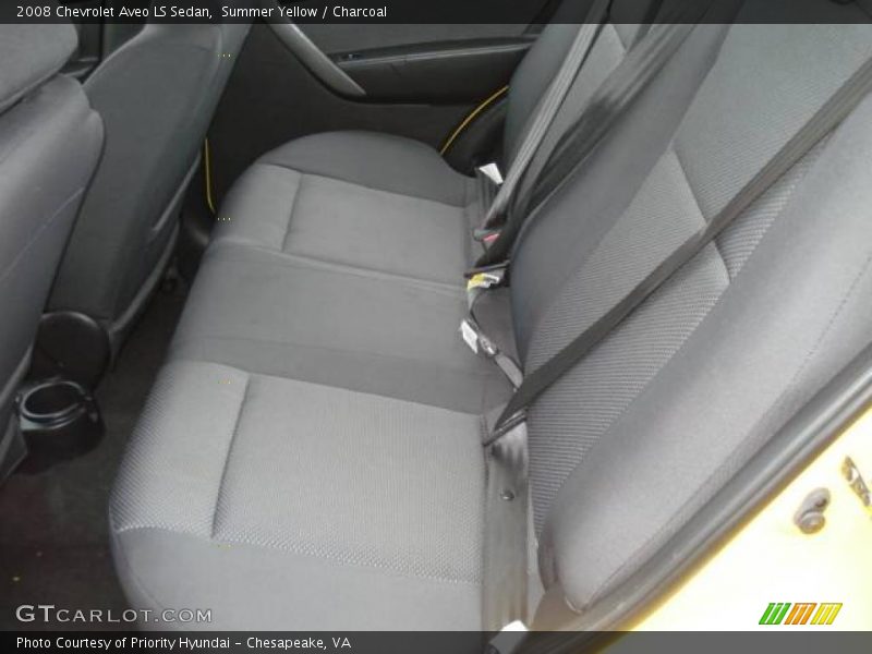 Summer Yellow / Charcoal 2008 Chevrolet Aveo LS Sedan