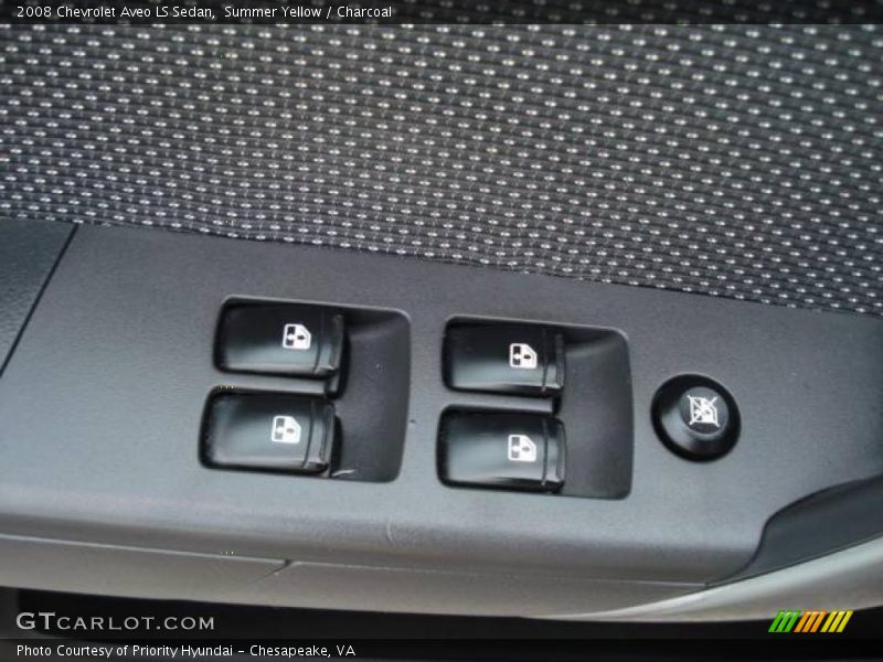 Summer Yellow / Charcoal 2008 Chevrolet Aveo LS Sedan
