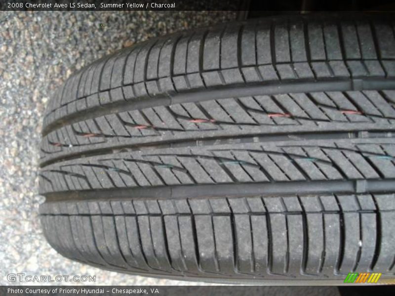 Summer Yellow / Charcoal 2008 Chevrolet Aveo LS Sedan