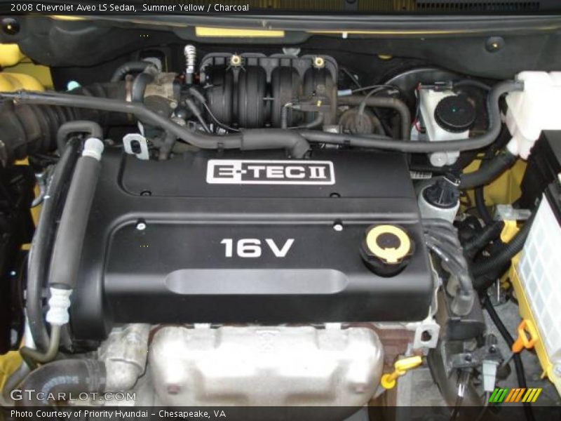 Summer Yellow / Charcoal 2008 Chevrolet Aveo LS Sedan