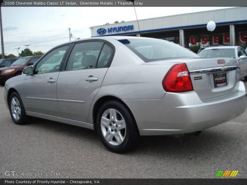 Silverstone Metallic / Titanium Gray 2008 Chevrolet Malibu Classic LT Sedan