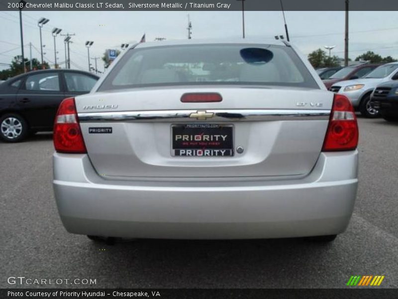 Silverstone Metallic / Titanium Gray 2008 Chevrolet Malibu Classic LT Sedan