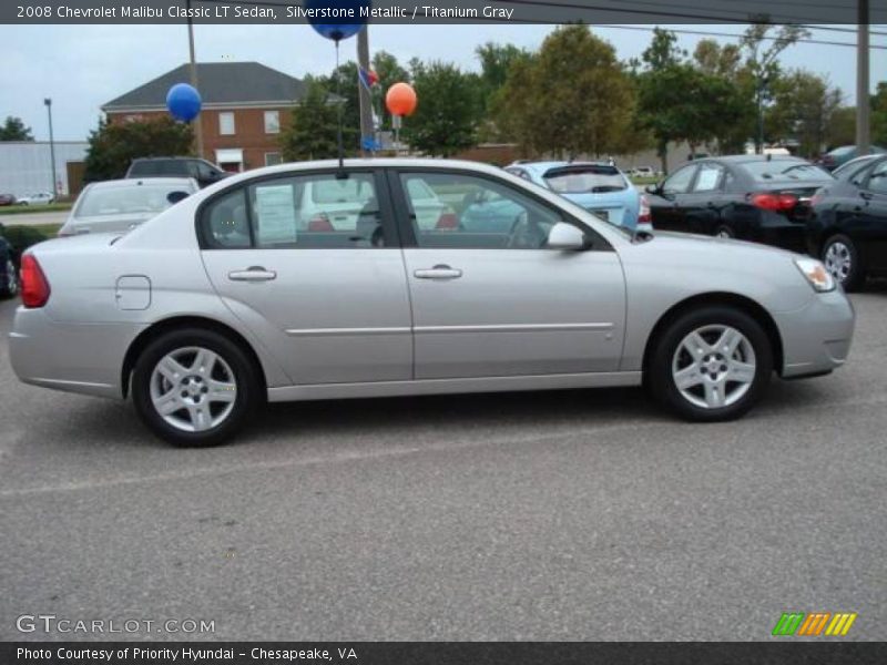 Silverstone Metallic / Titanium Gray 2008 Chevrolet Malibu Classic LT Sedan