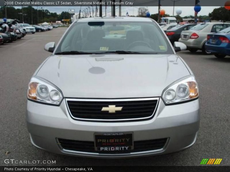 Silverstone Metallic / Titanium Gray 2008 Chevrolet Malibu Classic LT Sedan