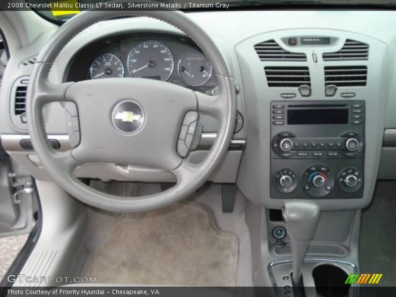 Silverstone Metallic / Titanium Gray 2008 Chevrolet Malibu Classic LT Sedan