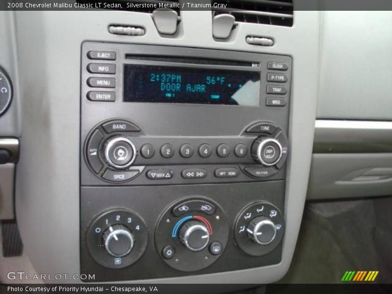 Silverstone Metallic / Titanium Gray 2008 Chevrolet Malibu Classic LT Sedan