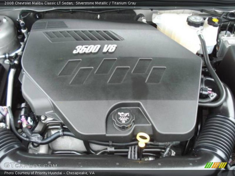 Silverstone Metallic / Titanium Gray 2008 Chevrolet Malibu Classic LT Sedan
