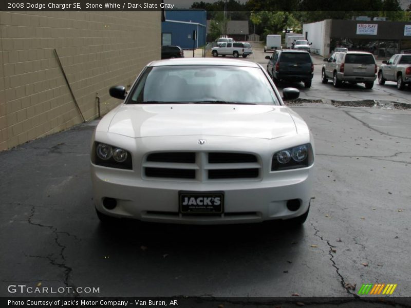 Stone White / Dark Slate Gray 2008 Dodge Charger SE