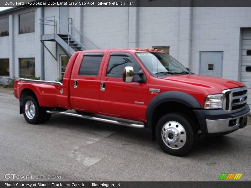 Silver Metallic / Tan 2006 Ford F450 Super Duty Lariat Crew Cab 4x4