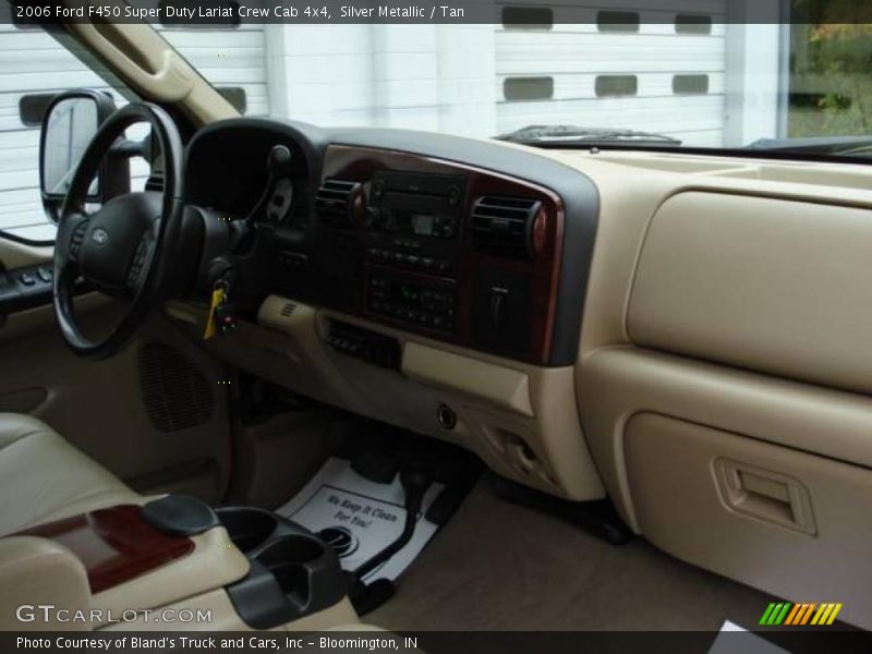 Silver Metallic / Tan 2006 Ford F450 Super Duty Lariat Crew Cab 4x4