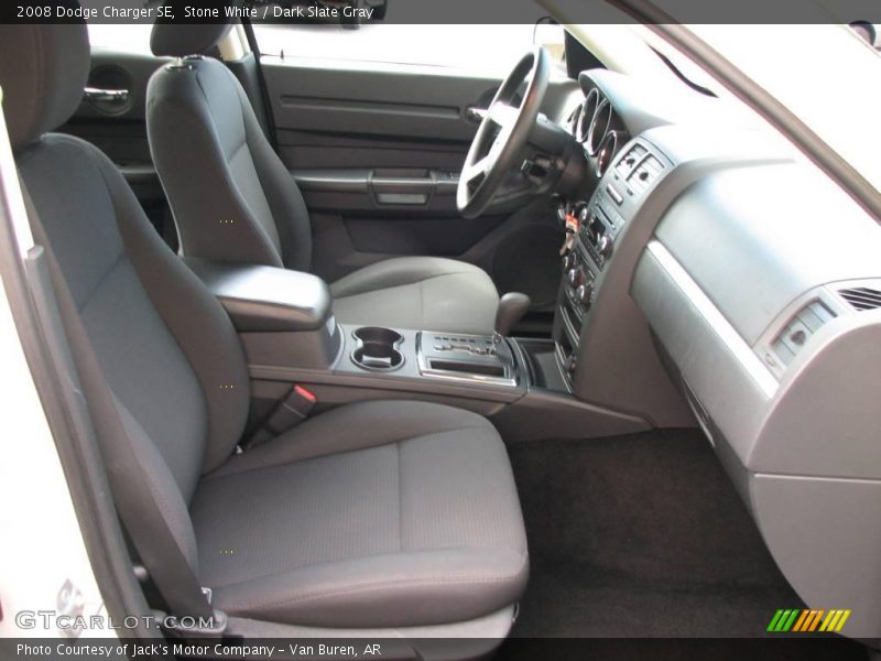 Stone White / Dark Slate Gray 2008 Dodge Charger SE