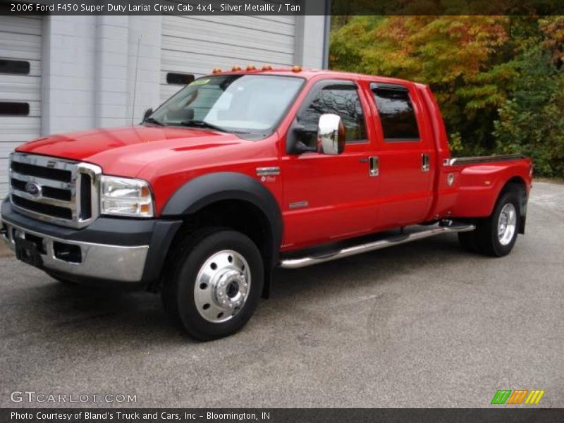 Silver Metallic / Tan 2006 Ford F450 Super Duty Lariat Crew Cab 4x4