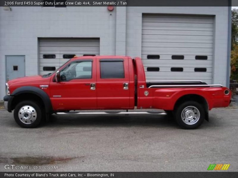 Silver Metallic / Tan 2006 Ford F450 Super Duty Lariat Crew Cab 4x4