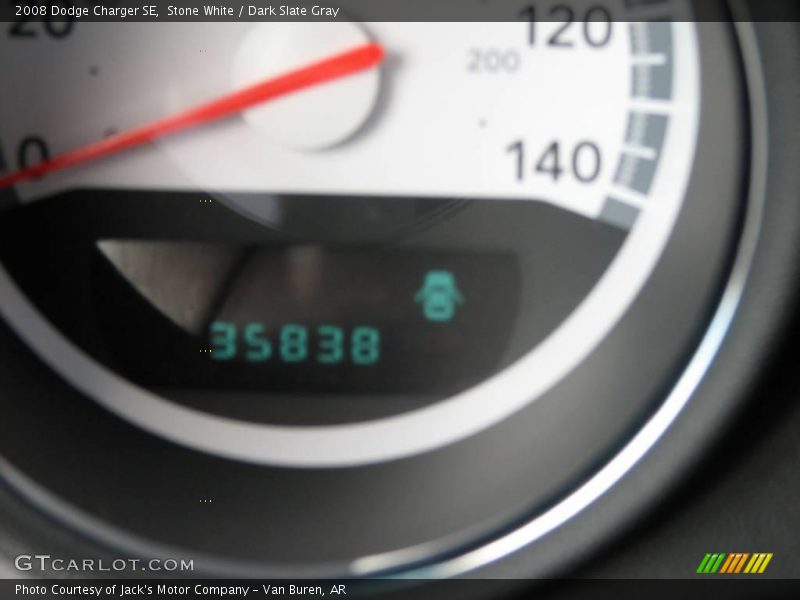 Stone White / Dark Slate Gray 2008 Dodge Charger SE