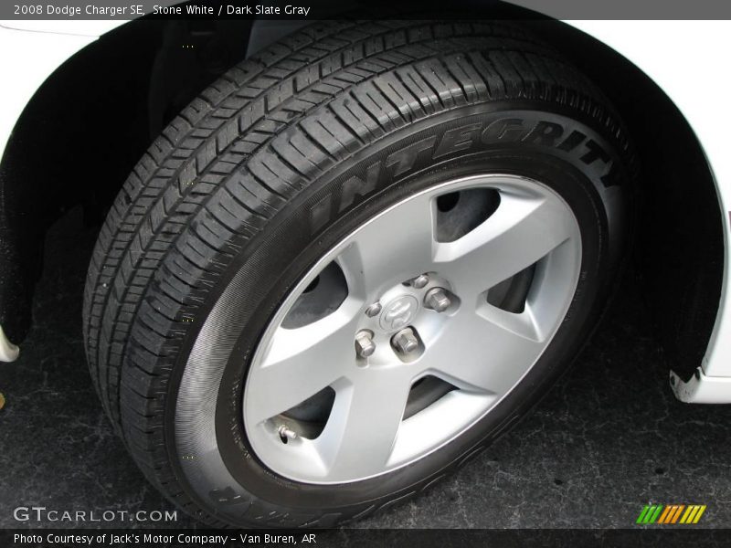 Stone White / Dark Slate Gray 2008 Dodge Charger SE