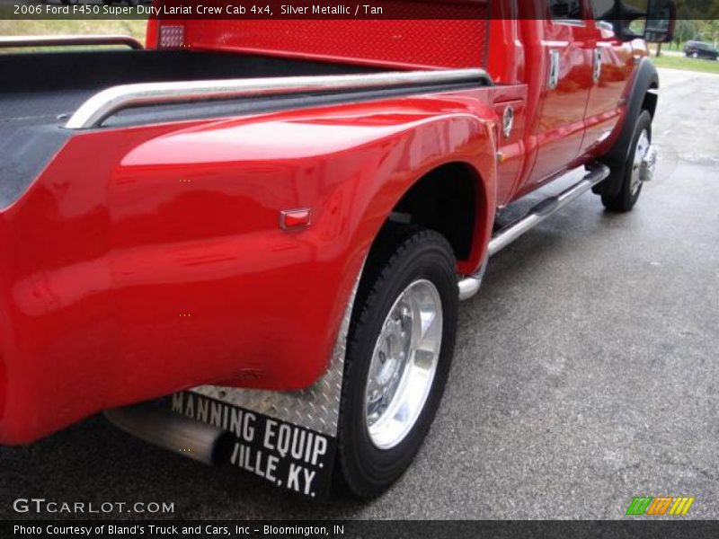 Silver Metallic / Tan 2006 Ford F450 Super Duty Lariat Crew Cab 4x4