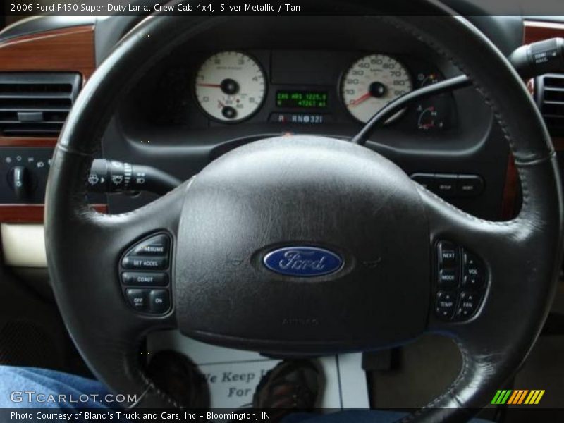 Silver Metallic / Tan 2006 Ford F450 Super Duty Lariat Crew Cab 4x4