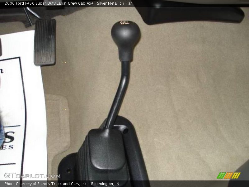 Silver Metallic / Tan 2006 Ford F450 Super Duty Lariat Crew Cab 4x4