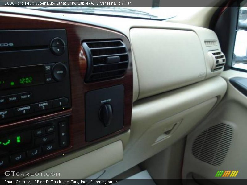 Silver Metallic / Tan 2006 Ford F450 Super Duty Lariat Crew Cab 4x4