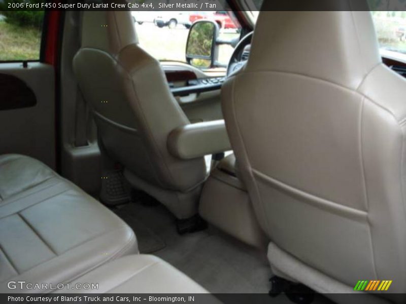Silver Metallic / Tan 2006 Ford F450 Super Duty Lariat Crew Cab 4x4