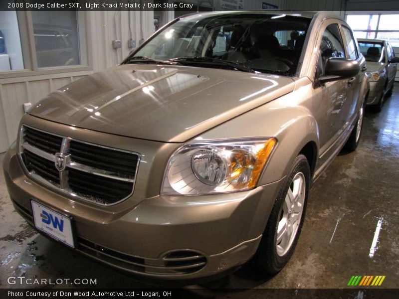 Light Khaki Metallic / Dark Slate Gray 2008 Dodge Caliber SXT