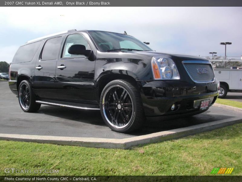 Onyx Black / Ebony Black 2007 GMC Yukon XL Denali AWD