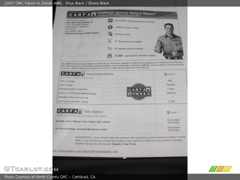 Onyx Black / Ebony Black 2007 GMC Yukon XL Denali AWD