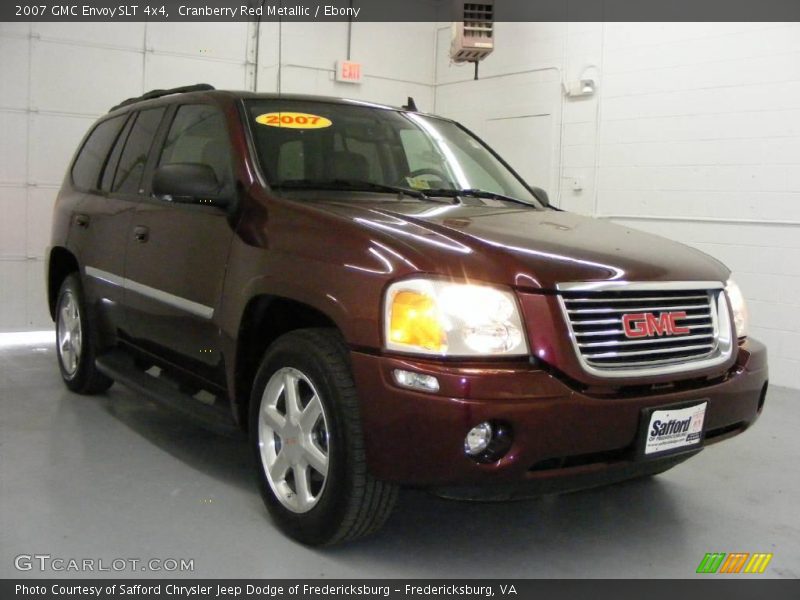 Cranberry Red Metallic / Ebony 2007 GMC Envoy SLT 4x4