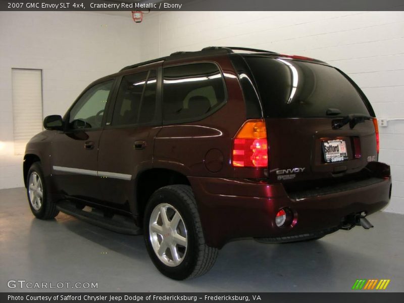 Cranberry Red Metallic / Ebony 2007 GMC Envoy SLT 4x4