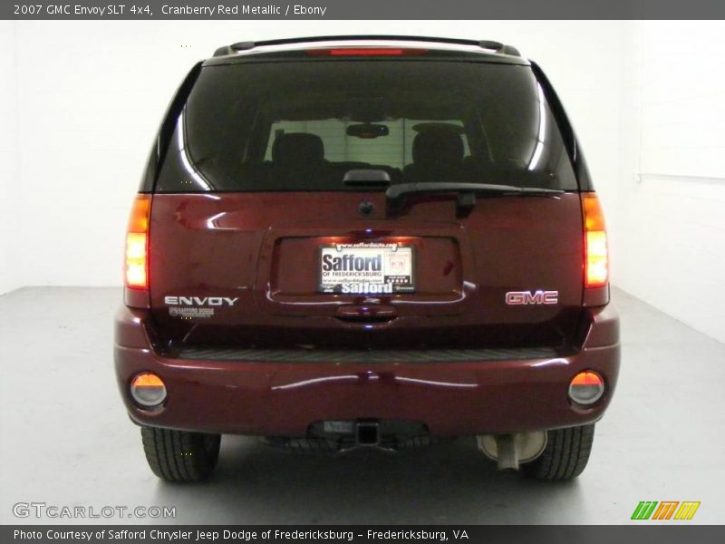 Cranberry Red Metallic / Ebony 2007 GMC Envoy SLT 4x4