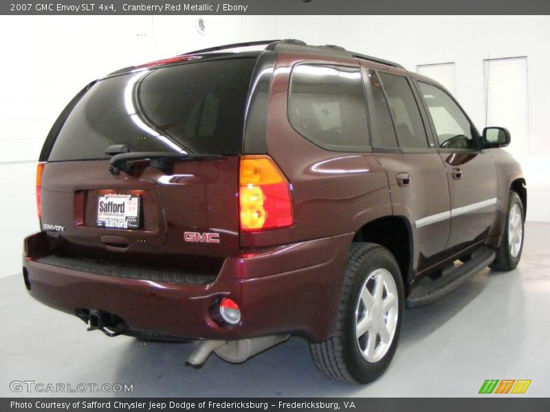 Cranberry Red Metallic / Ebony 2007 GMC Envoy SLT 4x4