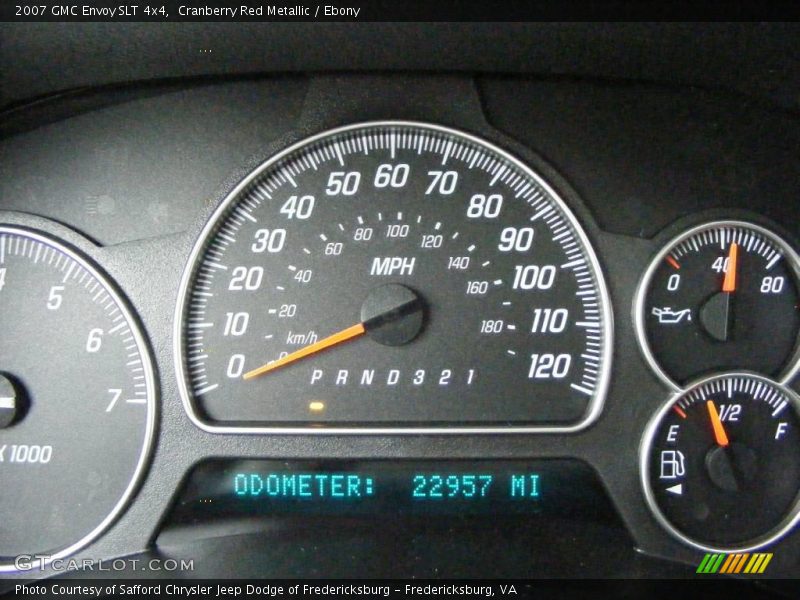 Cranberry Red Metallic / Ebony 2007 GMC Envoy SLT 4x4