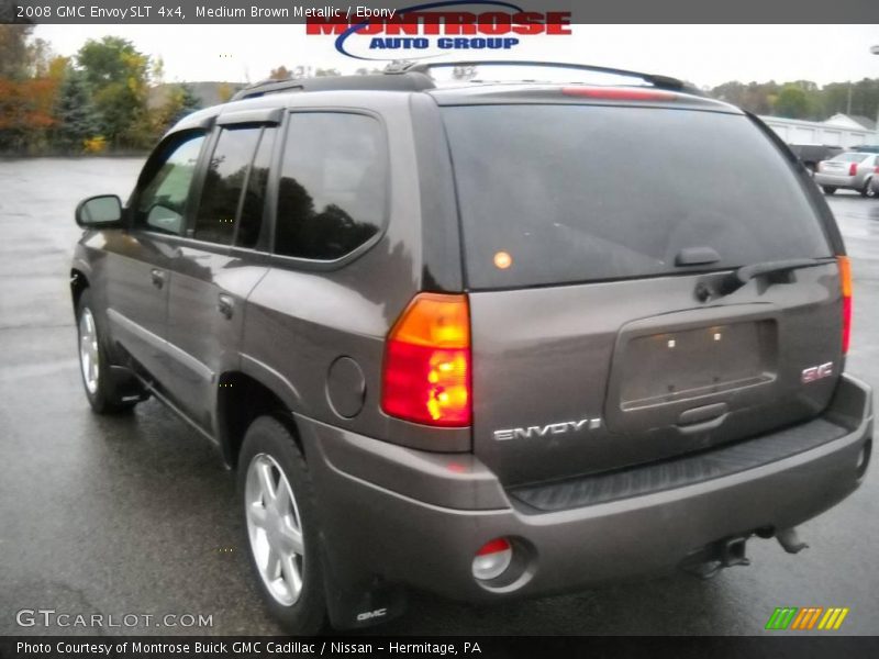 Medium Brown Metallic / Ebony 2008 GMC Envoy SLT 4x4