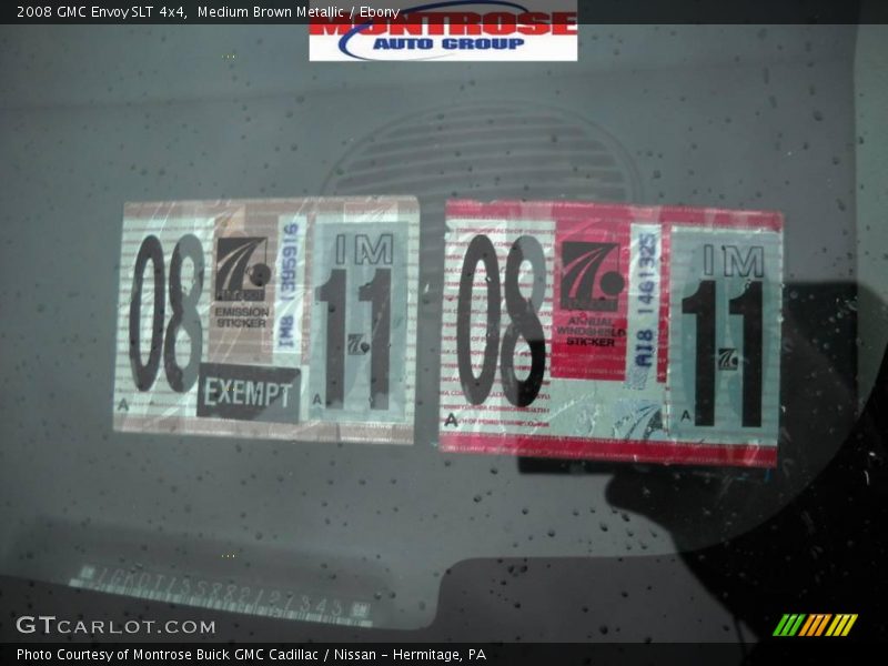 Medium Brown Metallic / Ebony 2008 GMC Envoy SLT 4x4