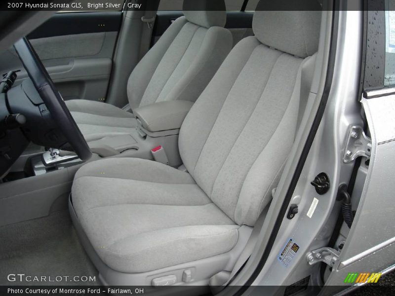 Bright Silver / Gray 2007 Hyundai Sonata GLS