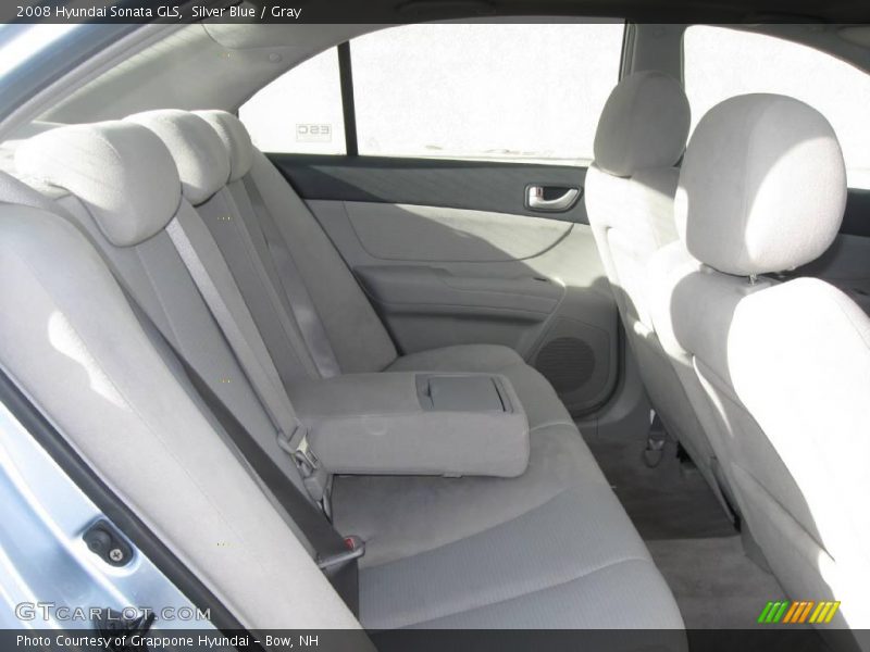 Silver Blue / Gray 2008 Hyundai Sonata GLS